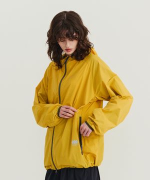 백 포켓 쉘 자켓 옐로우
