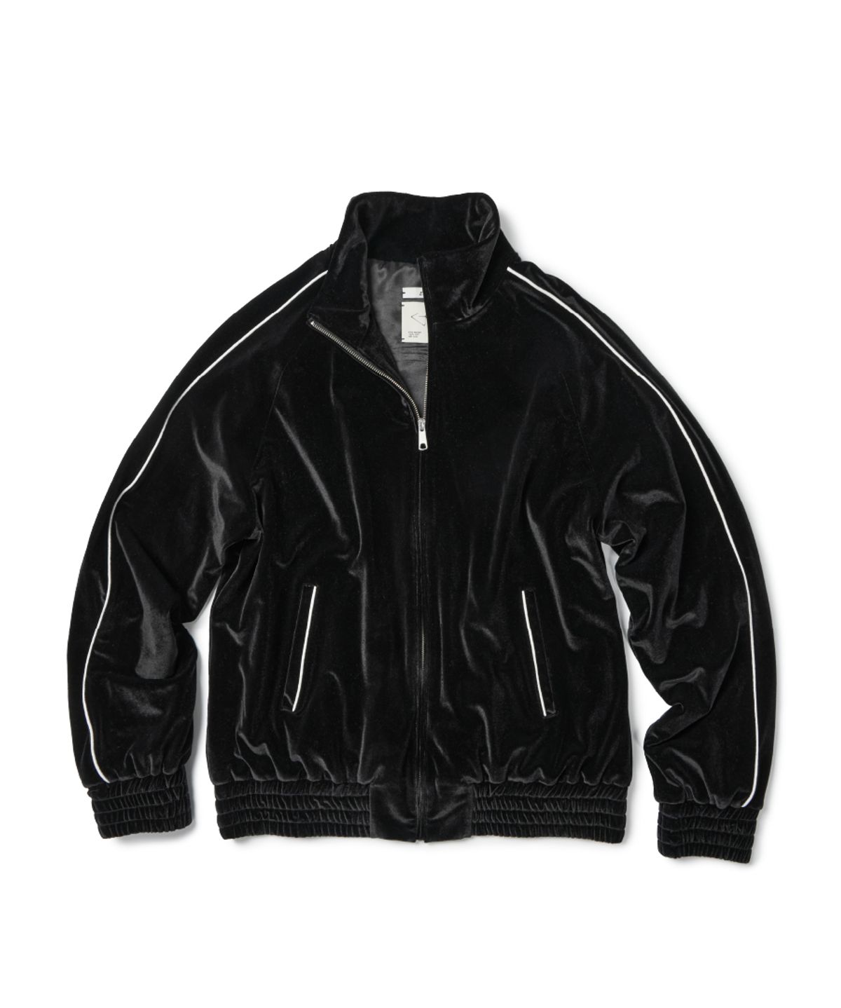 이티씨이(ETCE) VELVET TRACK JACKET (BLACK)
