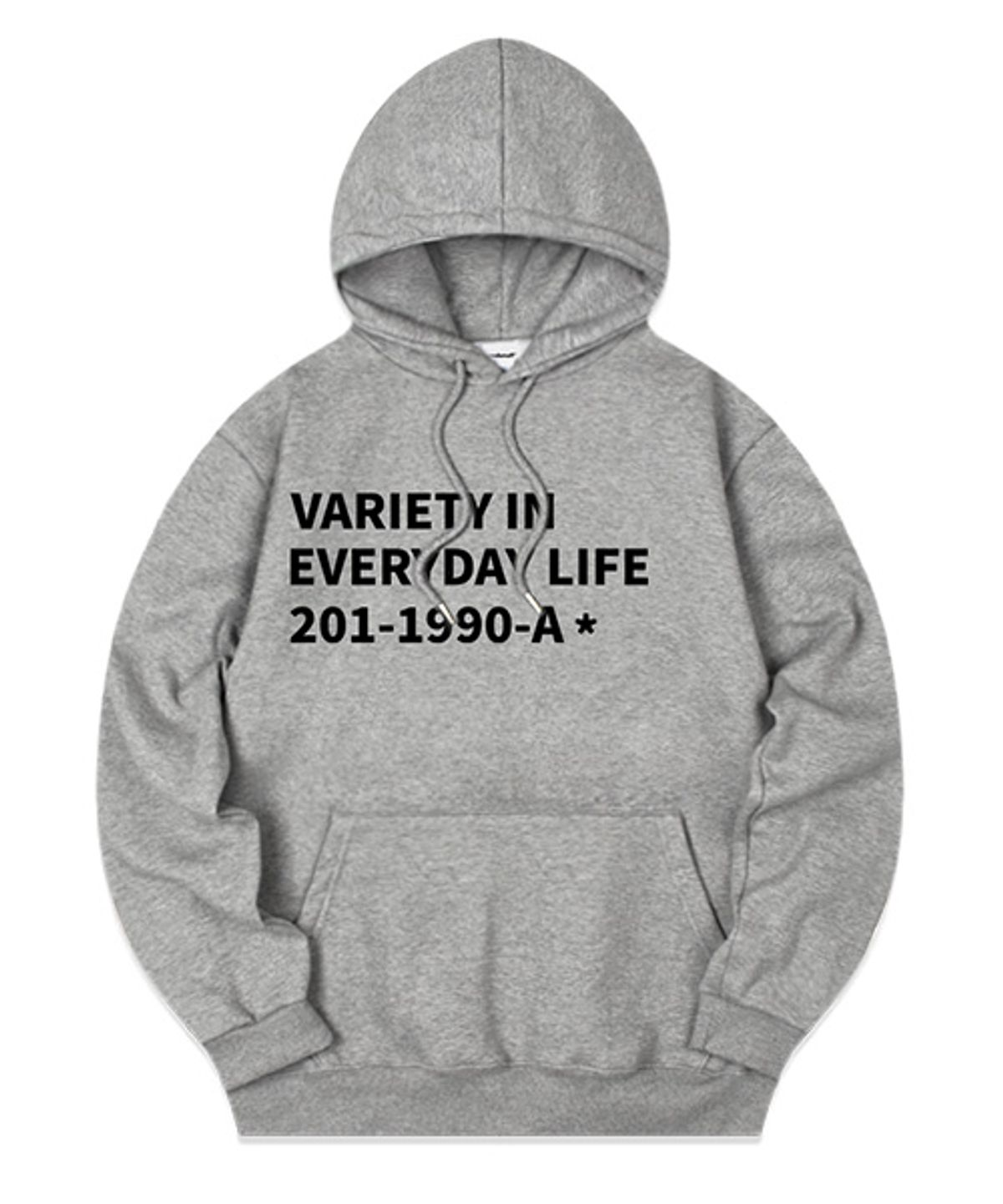 랜덤오프(RANDOMOFF) [NAPPING SELECTION] 1990 LETTERING HOODIE [GRAY]