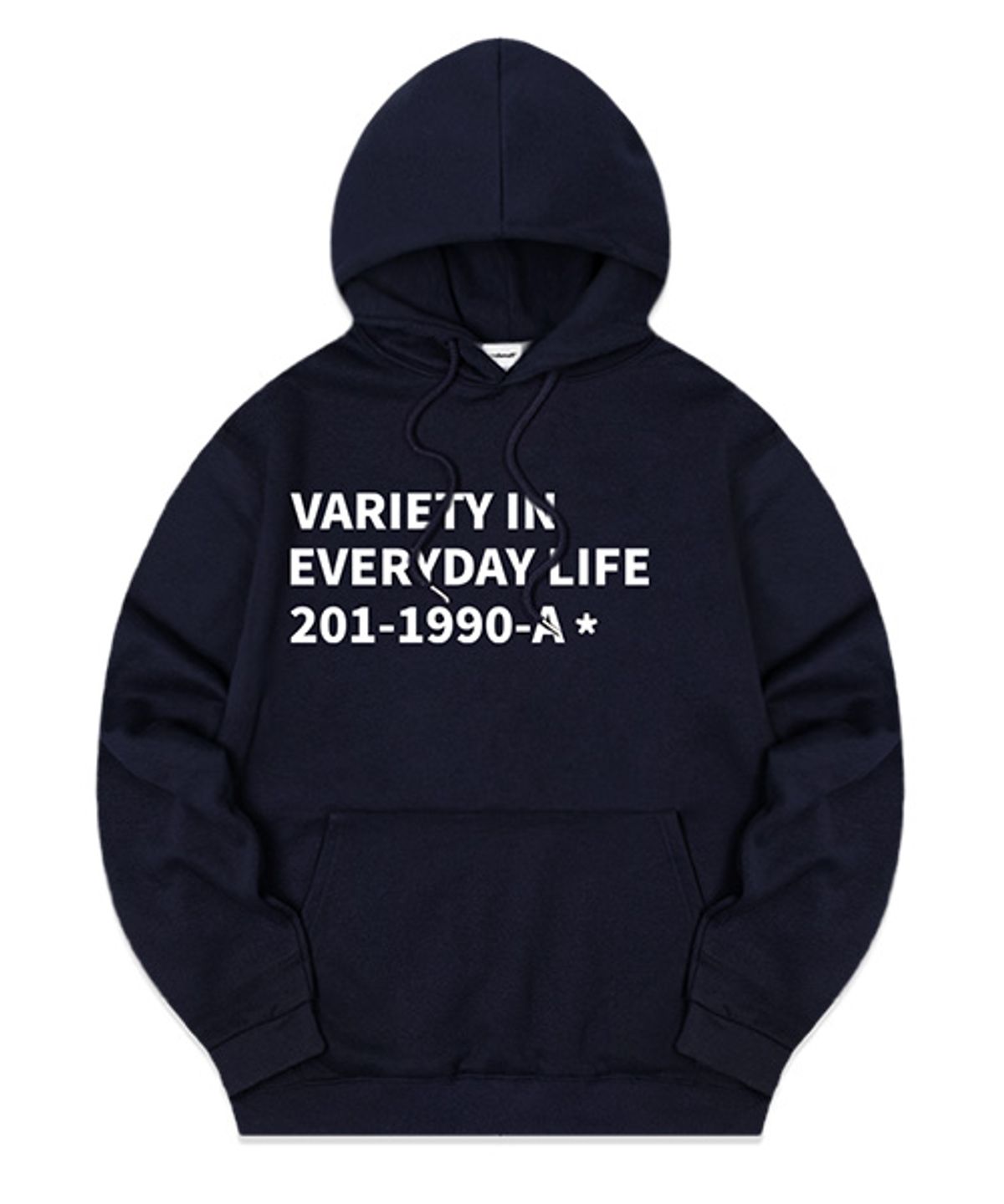 랜덤오프(RANDOMOFF) [NAPPING SELECTION] 1990 LETTERING HOODIE [NAVY]
