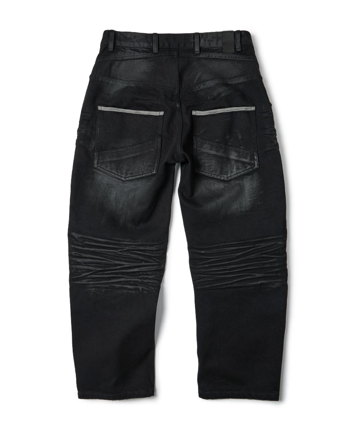이티씨이(ETCE) KENDRICK REGULAR DENIM PANTS (COATING BLACK)