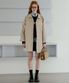 Rollup cotton half coat_Beige