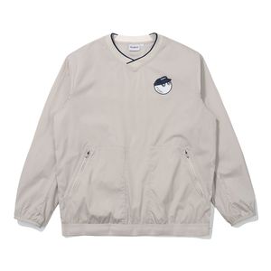 브이넥 우븐 피스테 GREYISH BEIGE (MAN)