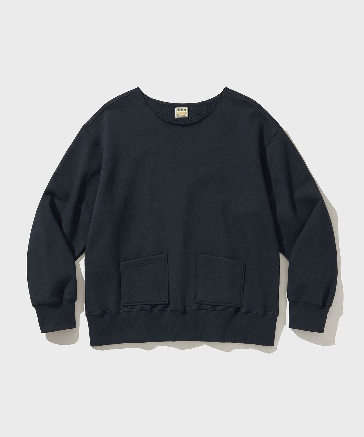 비디알(VDR) 2POCKET DAMAGED SWEAT PARKA [Deep Indigo]