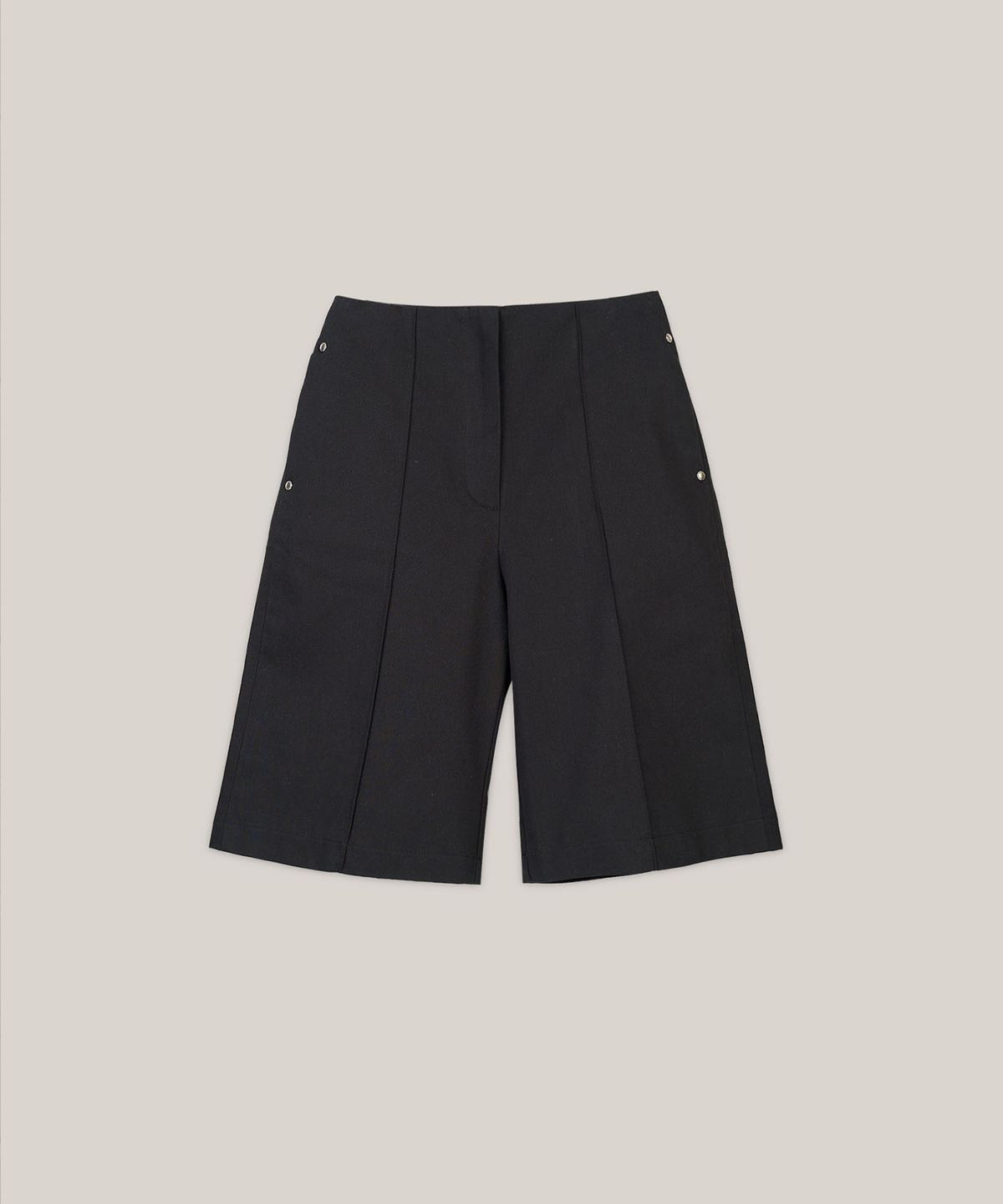 아우로(OURO) WASHING BERMUDA PANTS [ BLACK ]