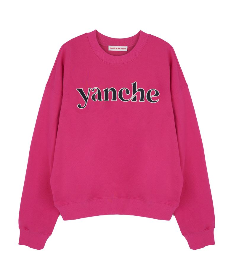YANCHE 맨투맨_핫핑크