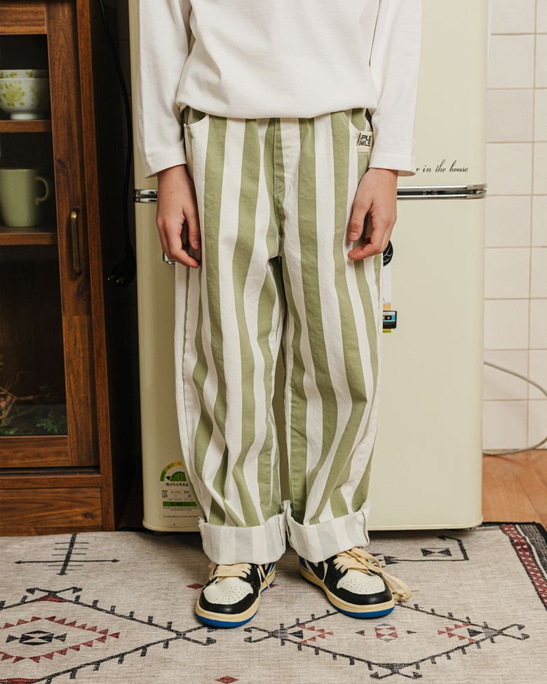 핑거 팬츠 카키