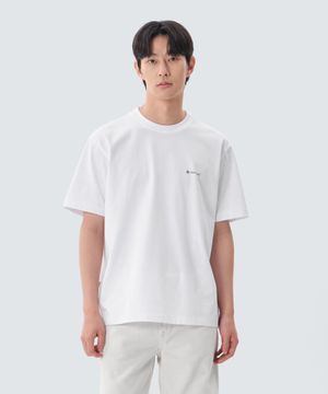 에어로쿨 스몰로고 반팔 티셔츠 (S25MUFTS76) White