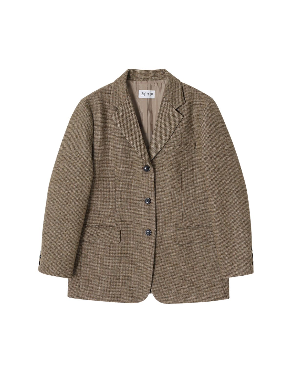 랭앤루(LANGNLU) LUCCA Wool Blazer(루카)_KHAKI BEIGE