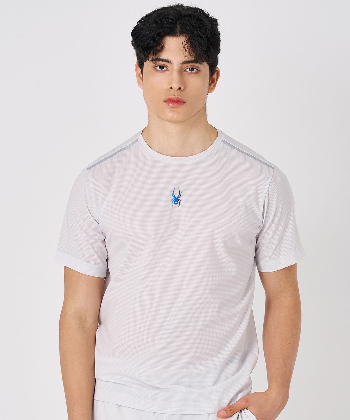 스파이더(SPYDER) 남성 AIR-DOT 러닝 반팔 티셔츠 SPKMCNRS232MLGR