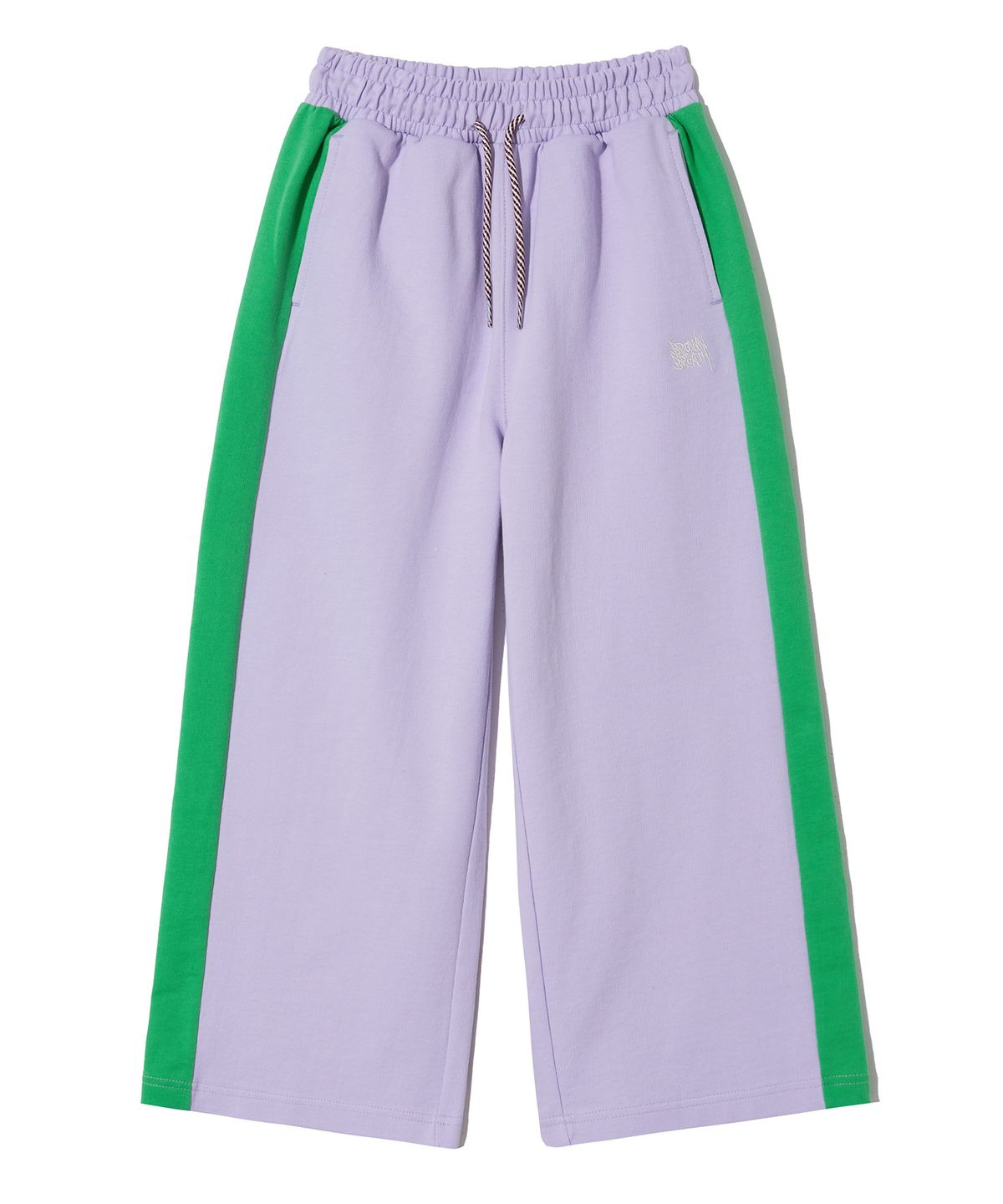 브라운브레스 키즈(BROWNBREATH KIDS) KIDS TAG WIDE PANTS - LAVENDER