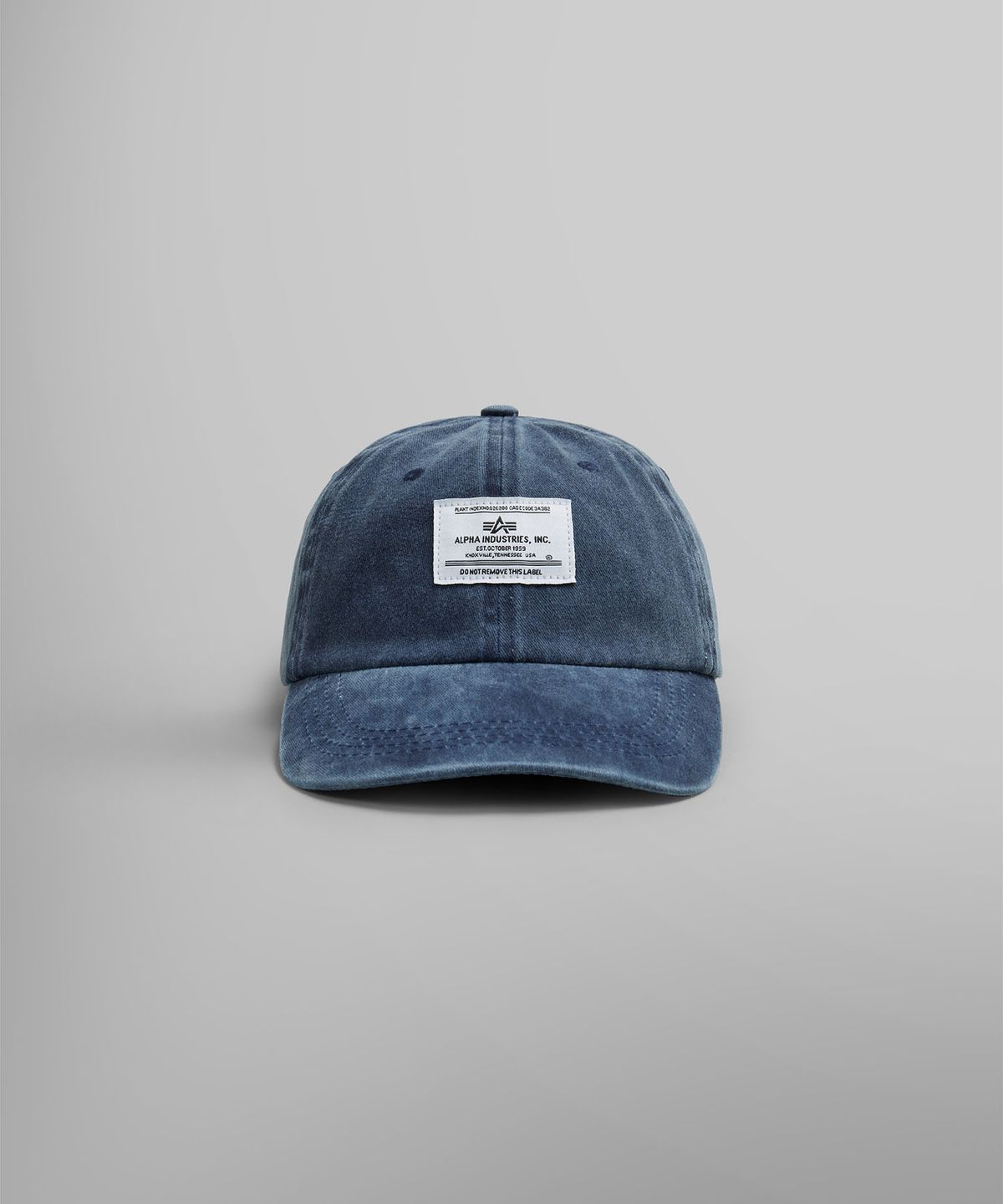 알파 인더스트리(ALPHA INDUSTRIES) 배틀워시 캡 레플리카 블루
