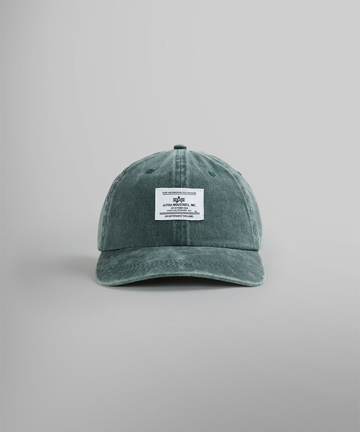알파 인더스트리(ALPHA INDUSTRIES) 배틀워시 캡 다크 그린