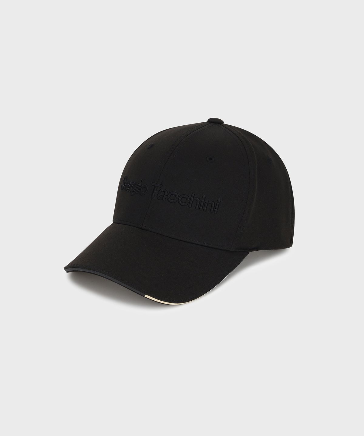 세르지오 타키니(SERGIO TACCHINI) U 볼륨 자수 폴리 볼캡 (Black)