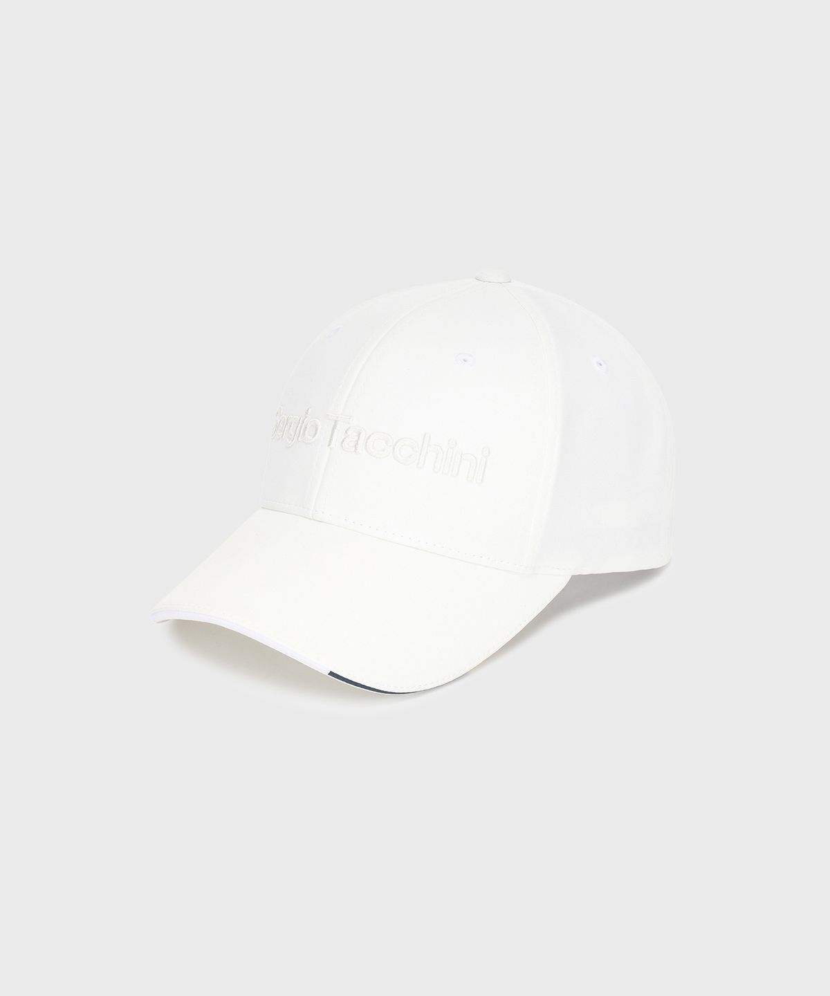 세르지오 타키니(SERGIO TACCHINI) U 볼륨 자수 폴리 볼캡 (White)