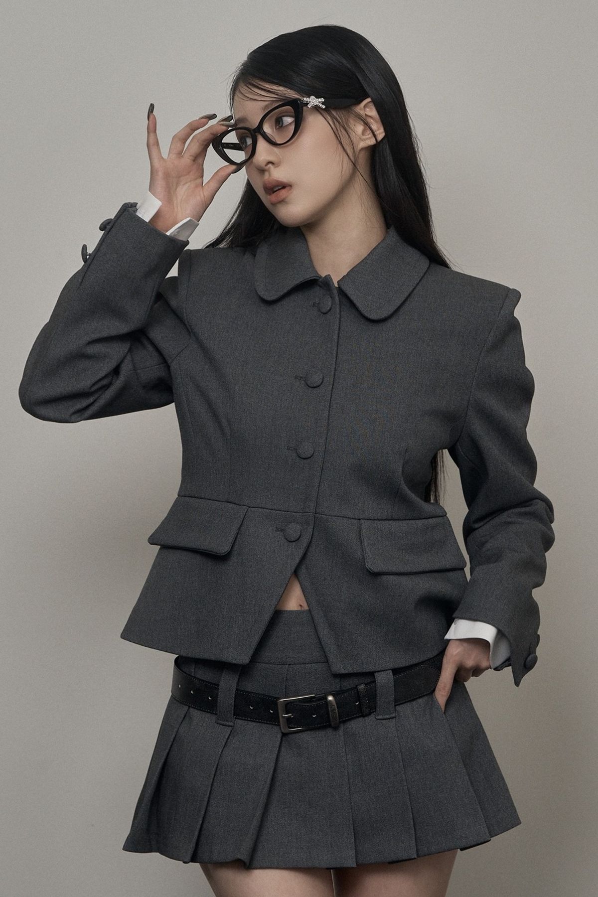 카키포인트(KHAKIPOINT) Tailored Jacket (gray)