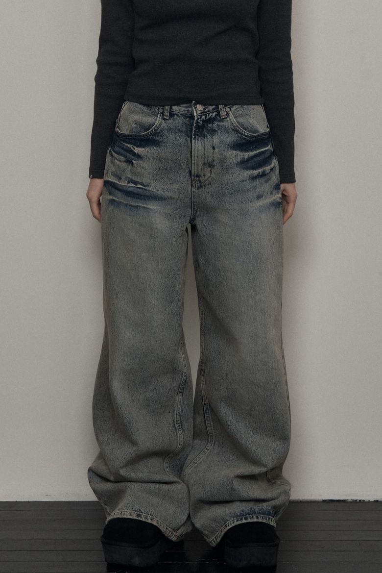 Washing Wide Denim (blue)
