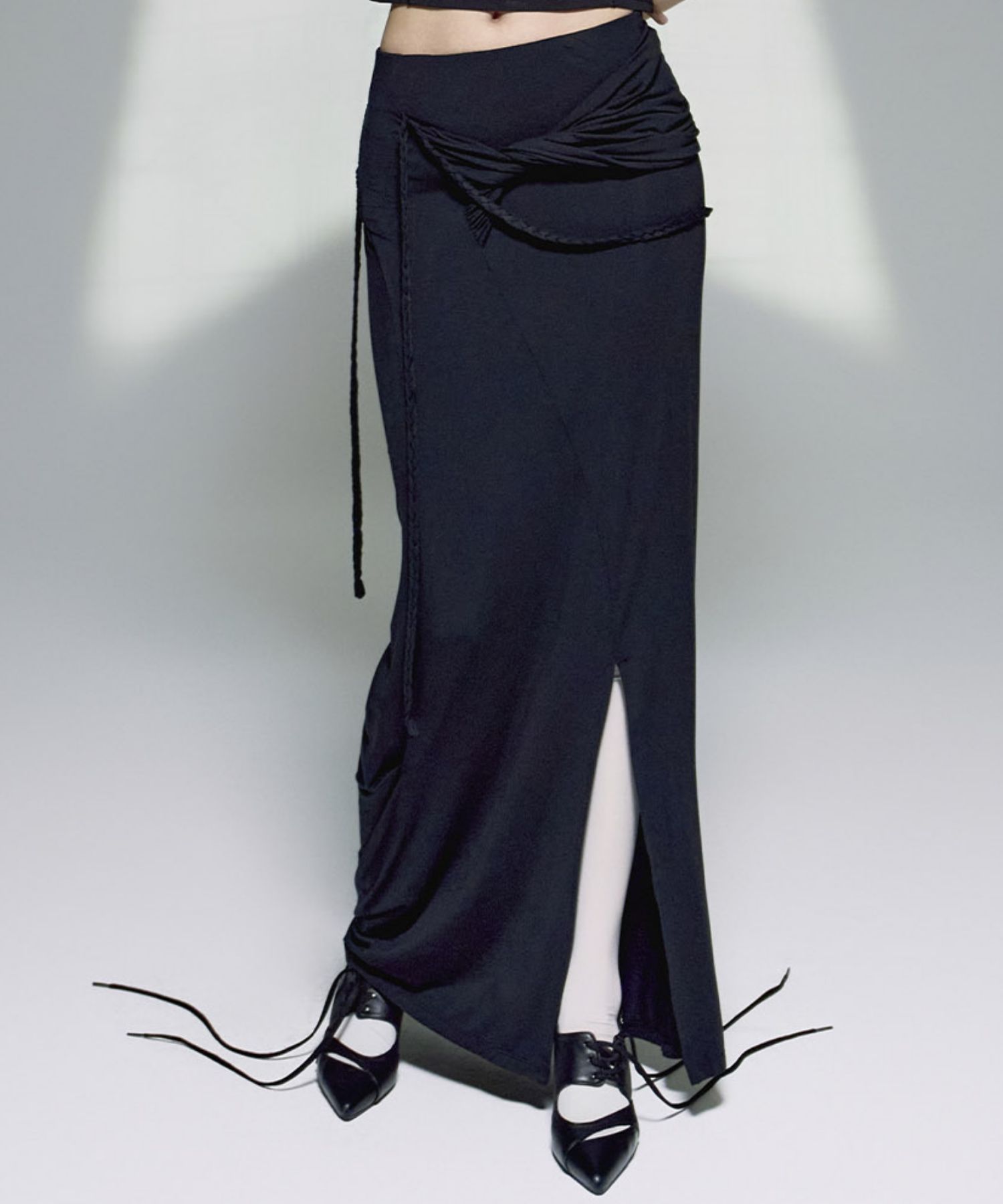 OJOS Layered Mesh Strap Skirt SALE 〜9/7 OJOS Layered Mesh Strap Skirt – DALAC SEOUL