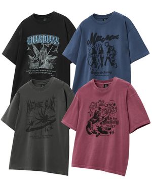 [SET] 그래픽 피그먼트 오버핏 반팔티셔츠 PART04