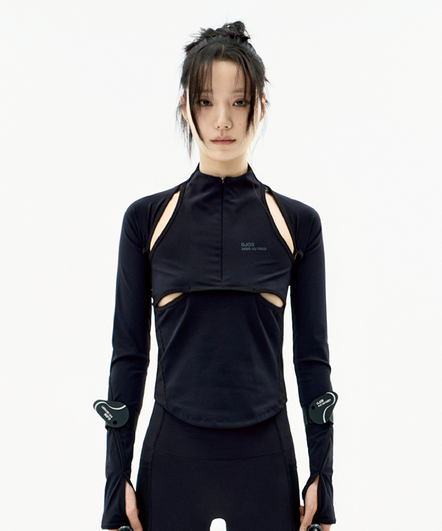 Tシャツ・カットソー OJOS : 25SS / Detachable Bolero Halter T (2colors) MUSINSA | OJOS Detachable Bolero Halter T / Black
