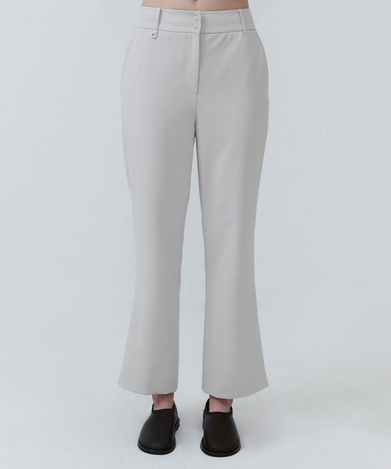 [25SS clove] Easy Flared Pants (Beige)
