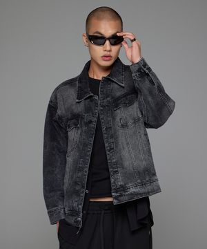 빈티지 데님 트러커 자켓