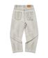 FACE DENIM PANTS (S.GREY)