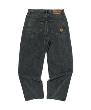 PIERROT DENIM PANTS (D.GREY)