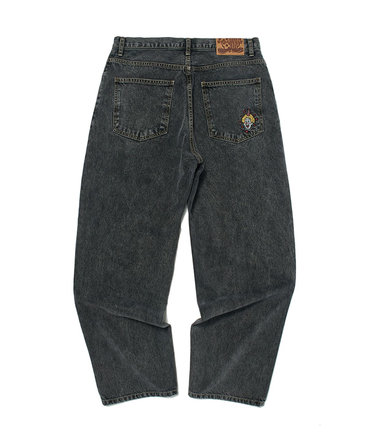 위캔더스(WKNDRS) PIERROT DENIM PANTS (D.GREY)