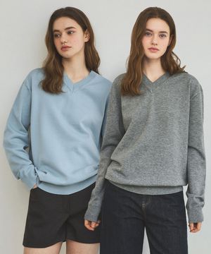 W/올웨이즈 워셔블 브이넥 니트_5Color(WC25-KN01)