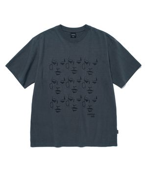 FACE T-SHIRT (CHARCOAL)