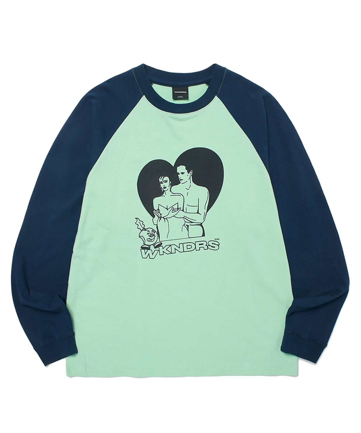 위캔더스(WKNDRS) ADAM & EVE LS T-SHIRT (MINT)