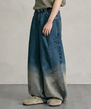 Balloon Wide Jeans DCPT055BlueA