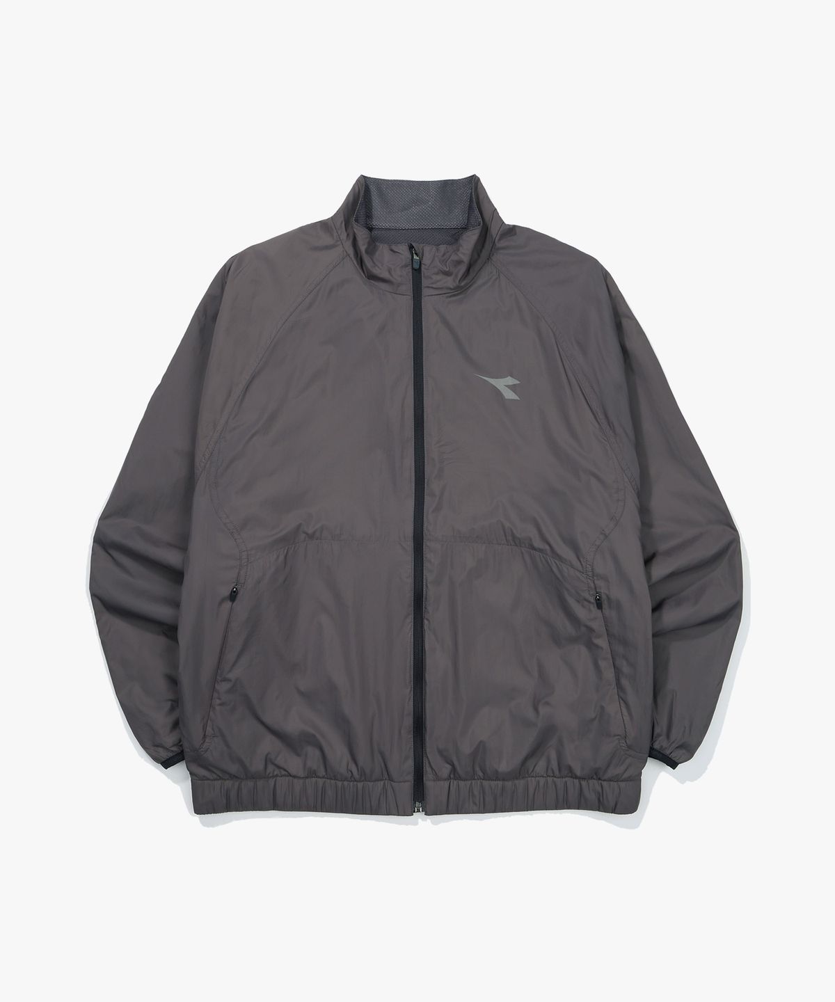 디아도라(diadora) 써마플로우 메쉬플리스 러닝 자켓 GREY