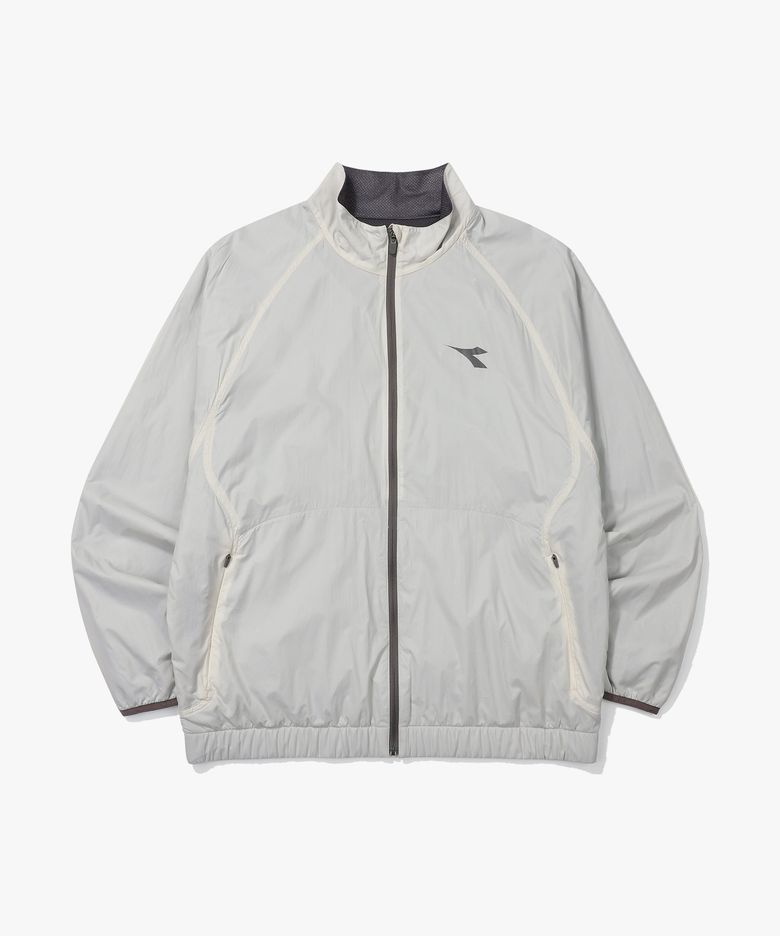 써마플로우 메쉬플리스 러닝 자켓 LIGHT GREY