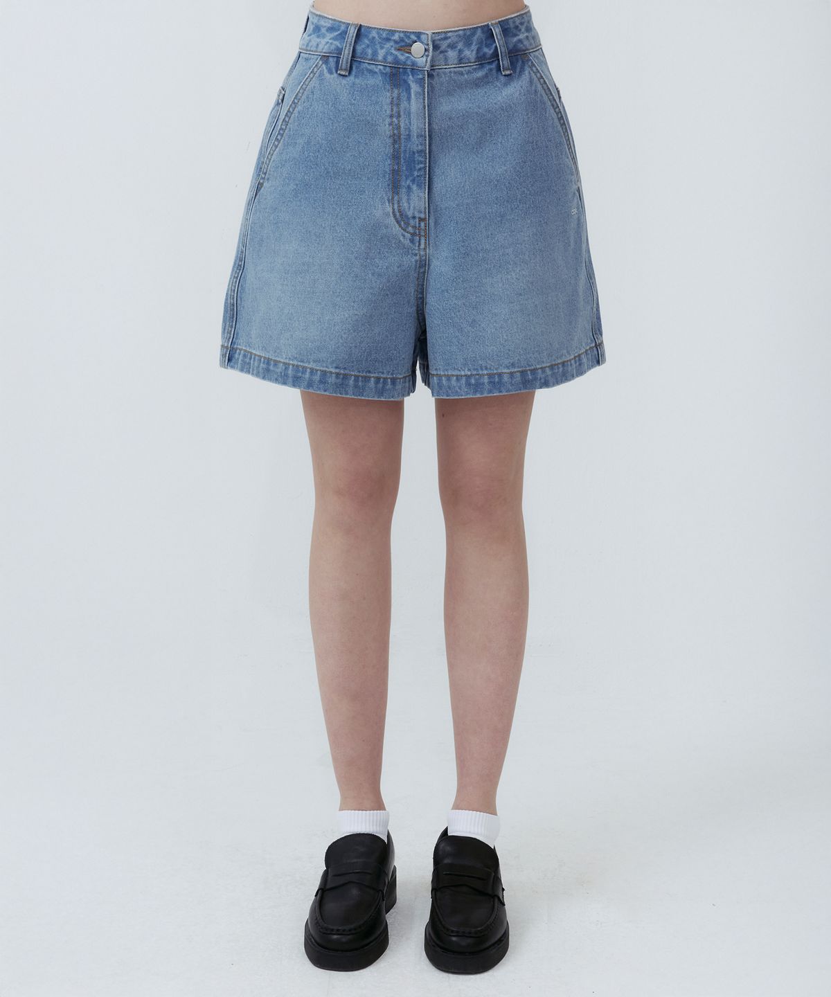 클로브(CLOVE) [25SS clove] Denim Shorts (Blue)