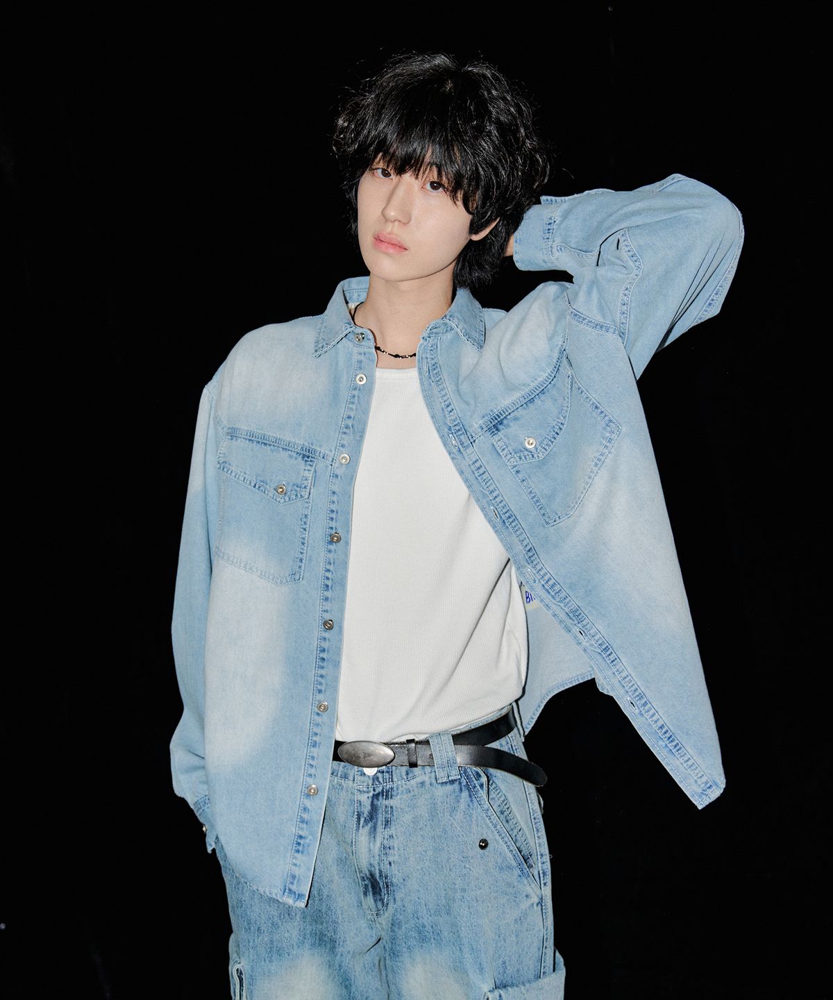 데케트(DECET) Denim Shirket DCSH006LightBlueA
