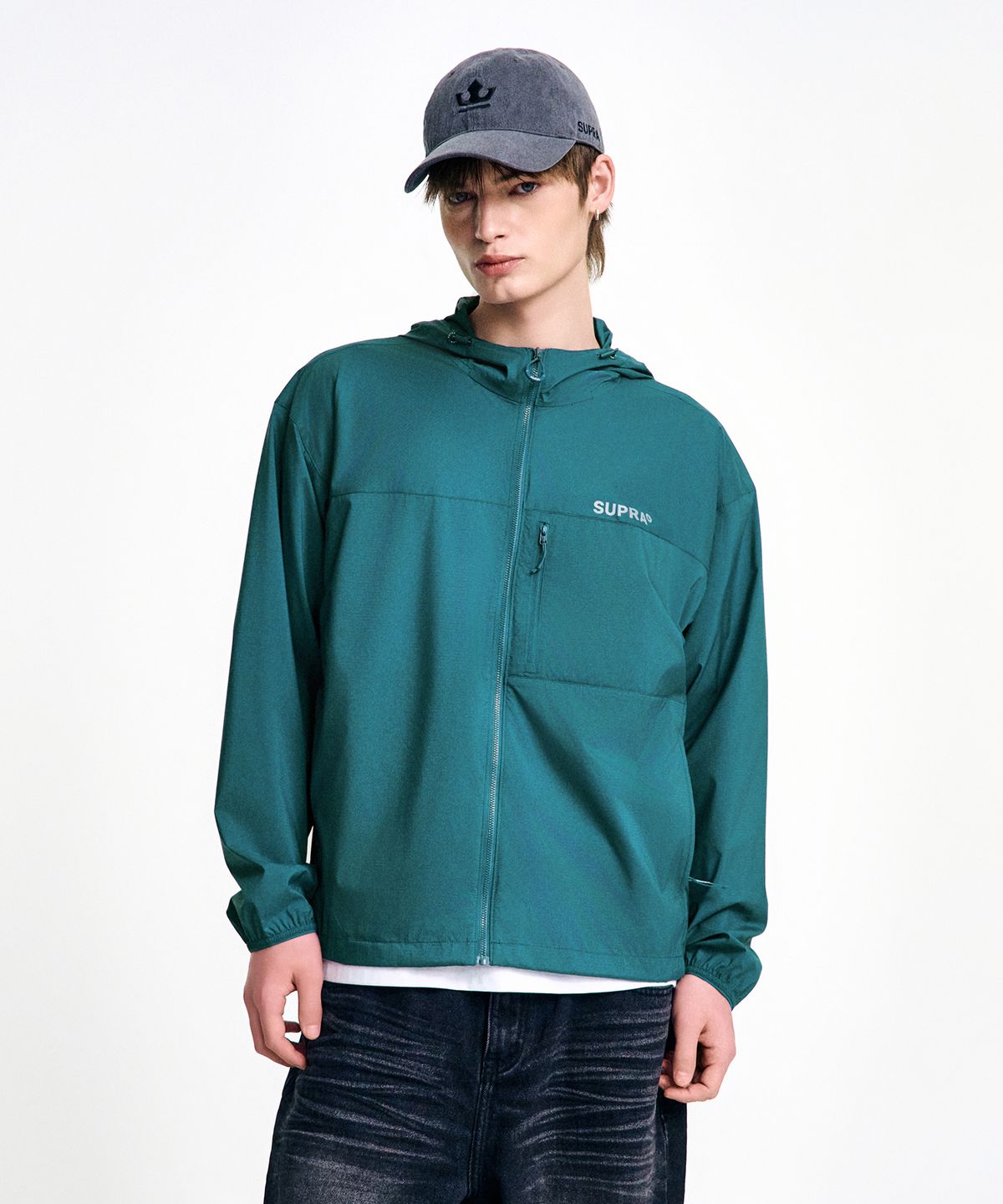 수프라(SUPRA) 경량 패커플 포켓 바람막이(GREEN)