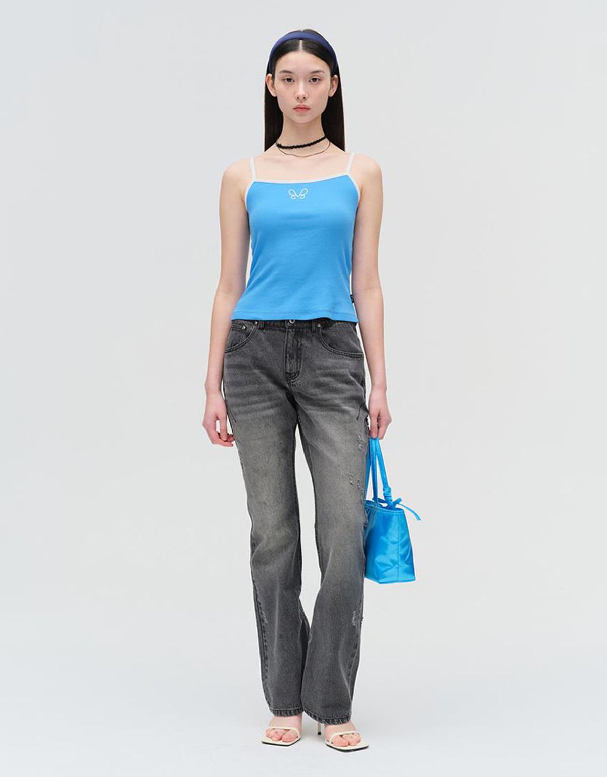 엠엠더블유(MMW) [MMW] BOOTSCUT DENIM PANTS (WASHED BLACK)