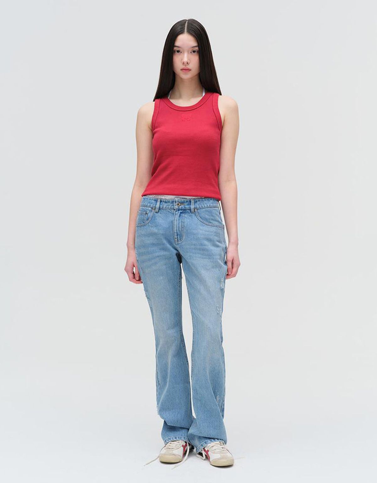 엠엠더블유(MMW) [MMW] BOOTSCUT DENIM PANTS (WASHED BLUE)