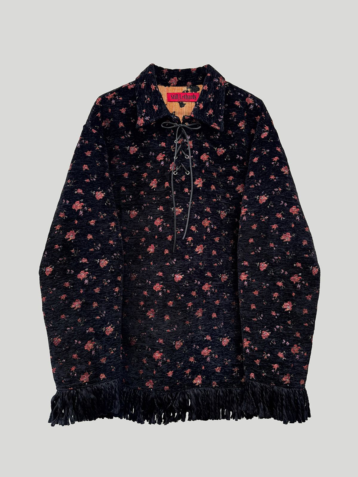 스틸레써디(STILLLETHARDY) JACQUARD FRINGE TOP
