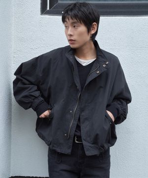 90s 클래식 피쉬테일 숏 야상 자켓_Black(WC25-OT01)