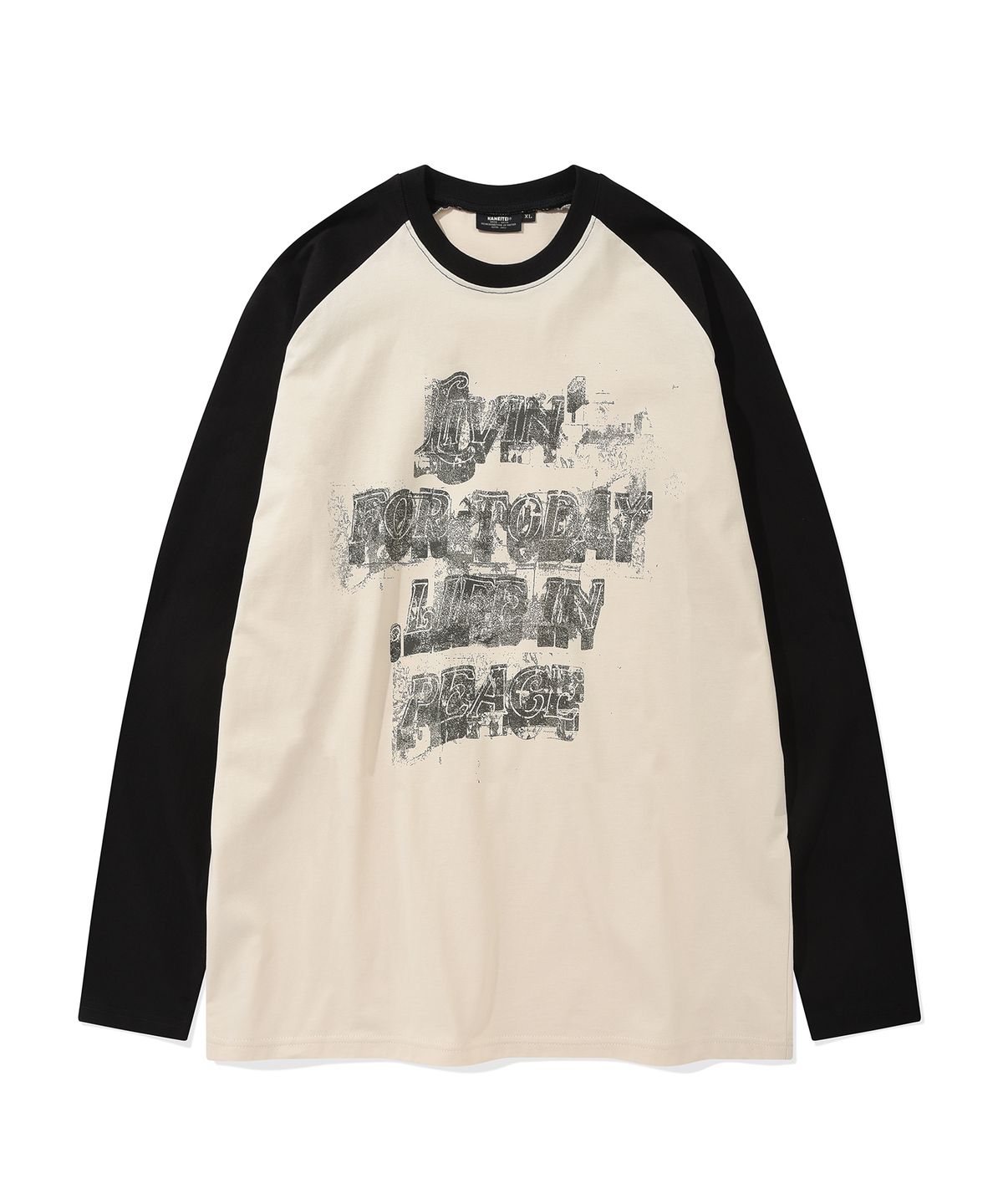 카네이테이(KANEITEI) FAINT WORDS LONG SLEEVE (BLACK)