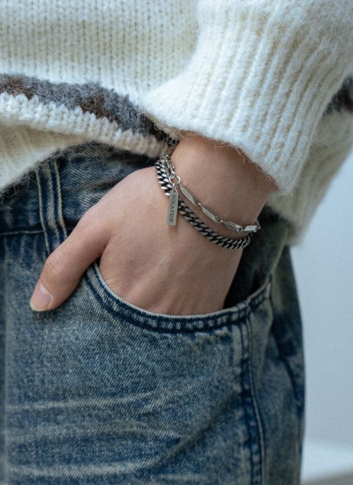 MUSINSA公式 | RESTORE SOLA FIDE Layered Bracelet