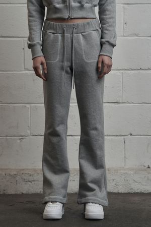 STITCH BOOTS CUT SWEATPANTS MELANGE