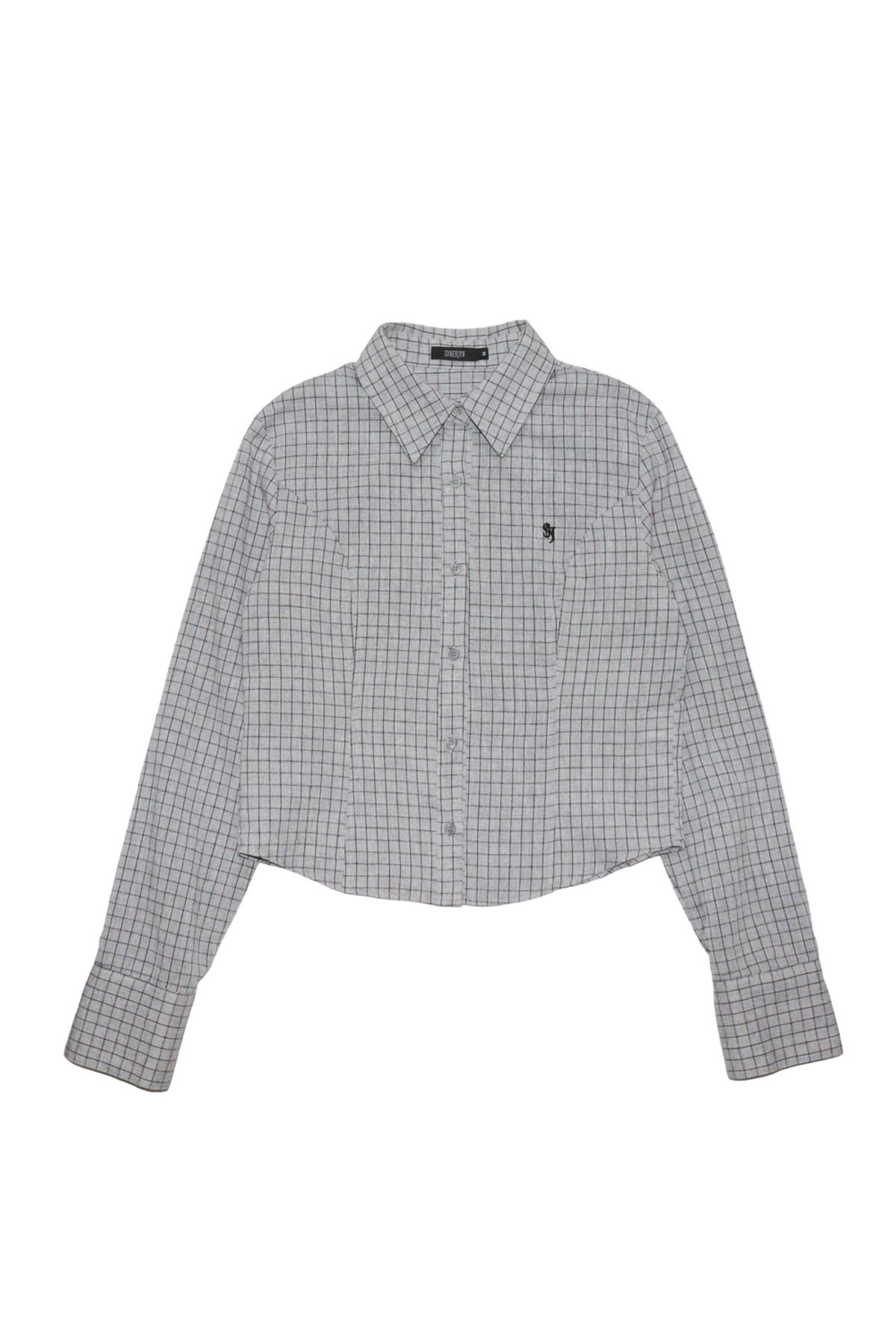 시너진(SYNERJYN) FARMER CHECK SHIRT GRAY