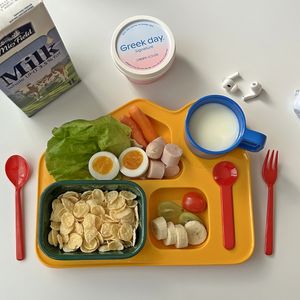 해피팝 하우스 식판& 스푼포크 세트