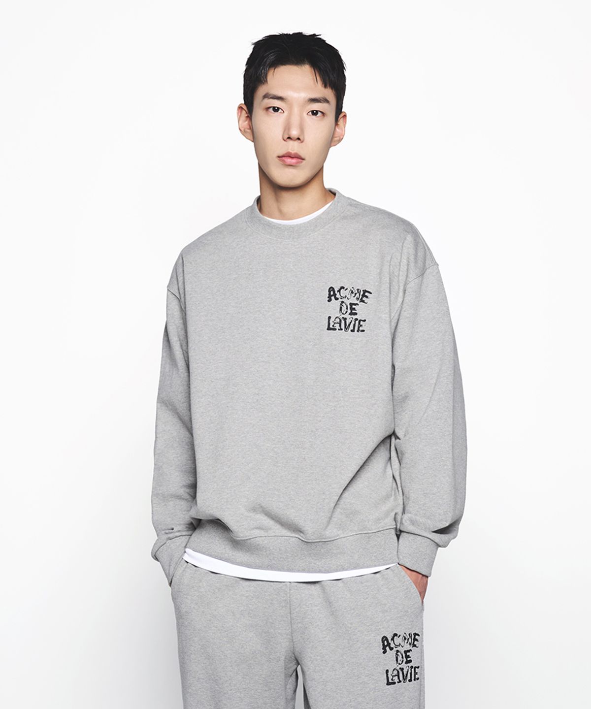 아크메드라비(ACME DE LA VIE) INK STAMP LOGO SWEATSHIRT (3 COLOR)