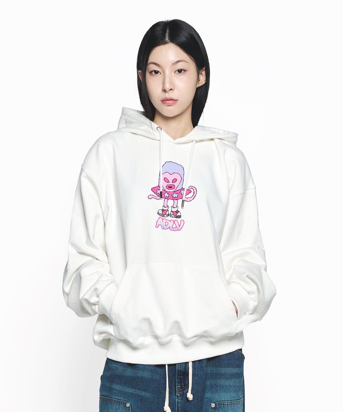 아크메드라비(ACME DE LA VIE) HEART ALIEN HOODIE (4 COLOR)