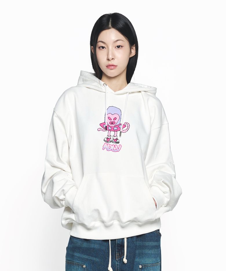 HEART ALIEN HOODIE (4 COLOR)